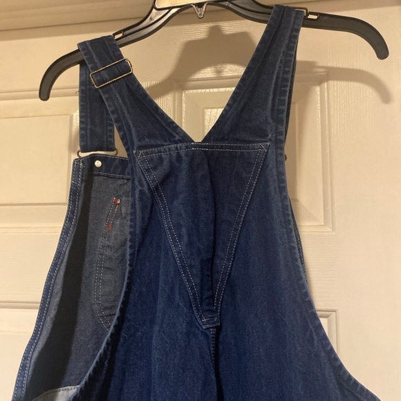 Red Kap Blue Denim Overalls Men’s Size 40x32 - Picture 10 of 11